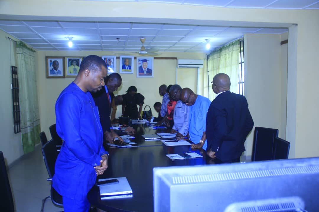 Council members on a tour of University facilities